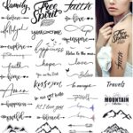 Letras de tatuajes para mujer